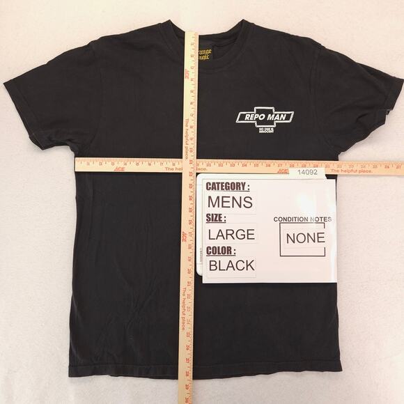 Stranger Magic Short Sleeve Crew Neck Graphic T Shirt Mens Size L Black - Picture 5 of 9